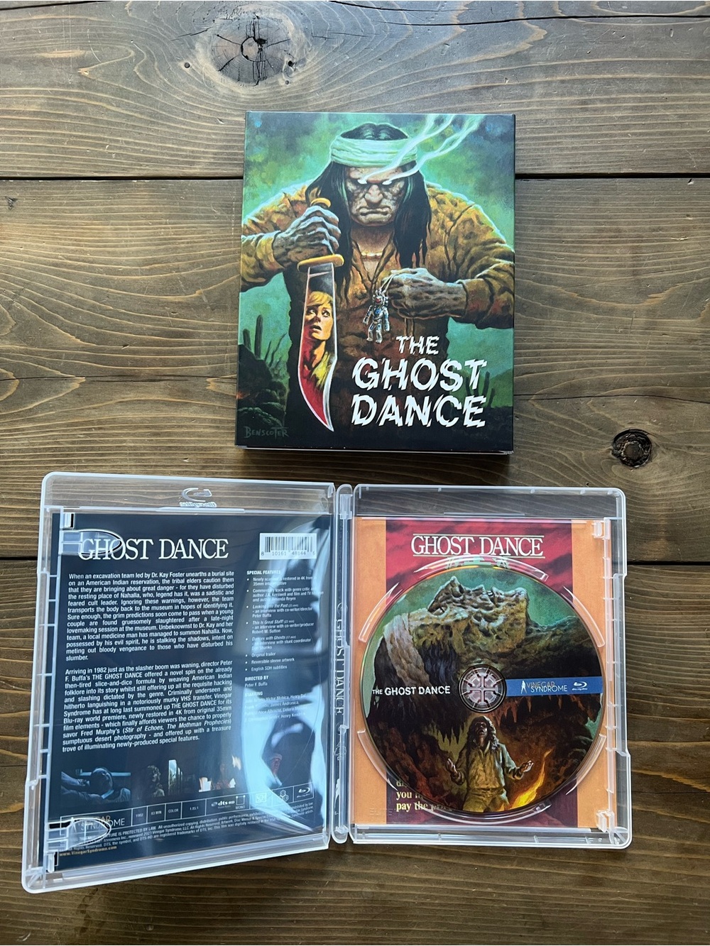 Vinegar Syndrome The Ghost Dance Blu-ray